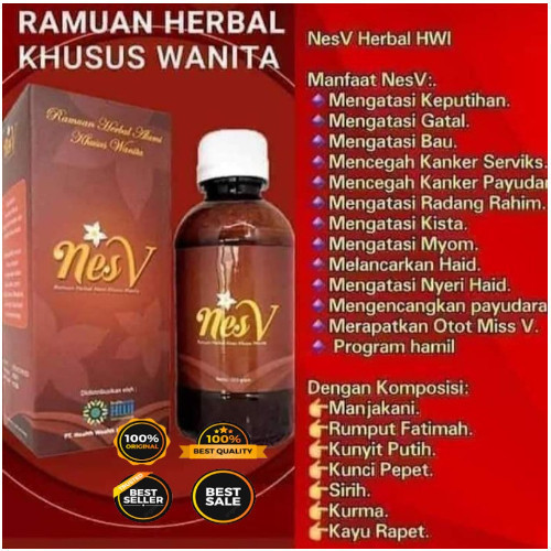 PROMO NES V HWI ORIGINAL 100% BPOM NESS V NESV ORI ORIGINAL RAPET 100 ORIGINAL HWI NES V JAMU PERAPE