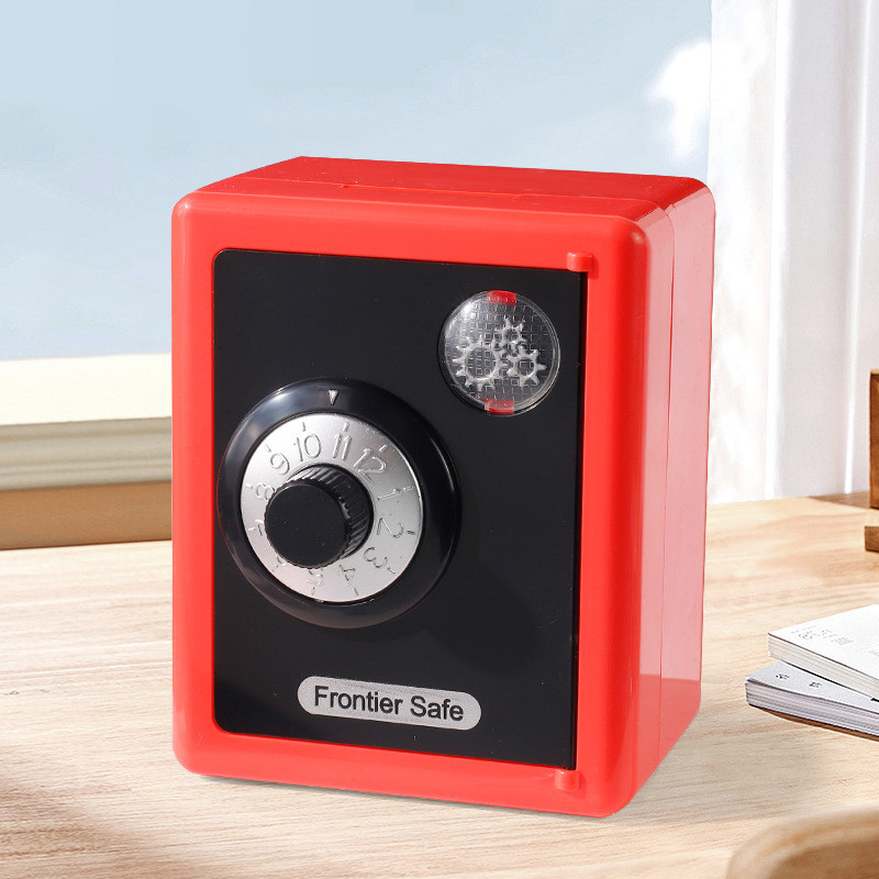 

Mechanical Lock Money Box Piggy Bank For Coins & Bills,Savings Container Children's Safe Box Birthday Gift for Children
