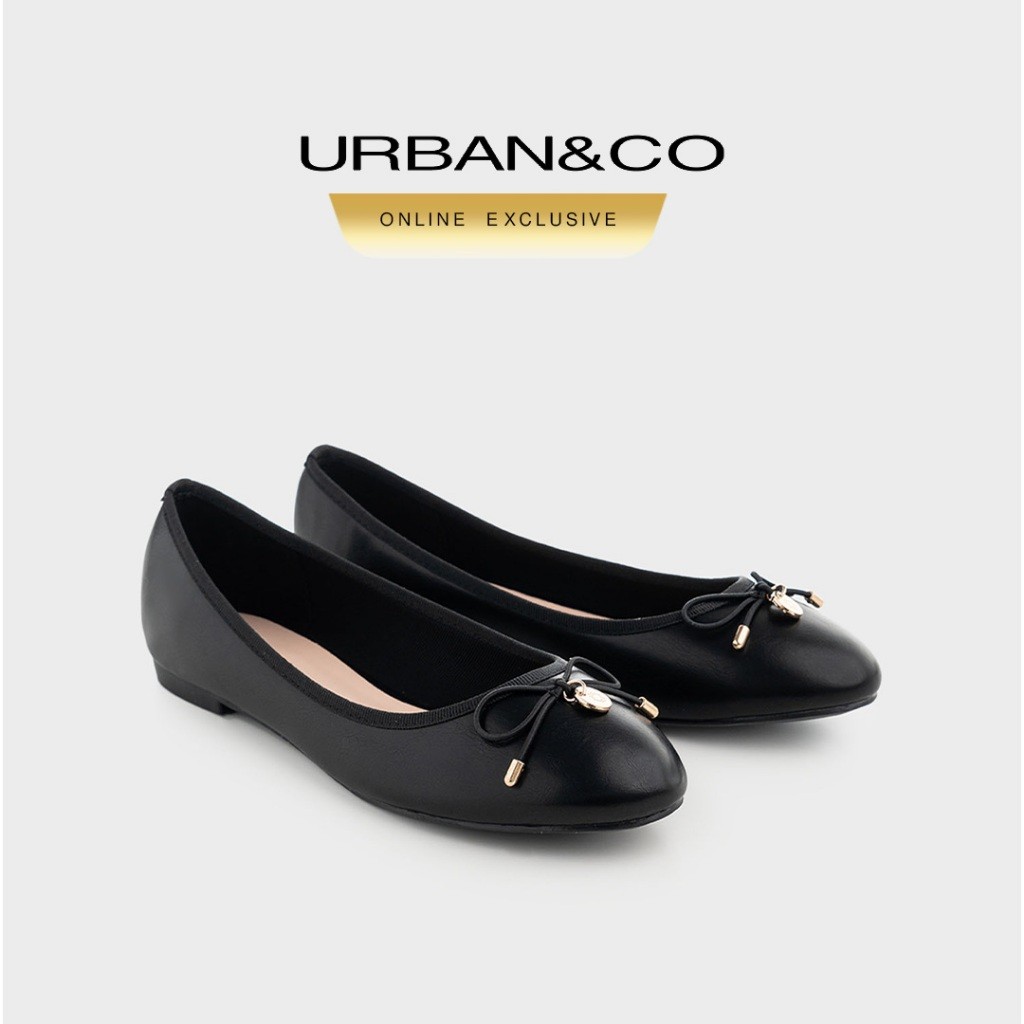 URBAN&CO Belvia Essentials Flatshoes Sepatu Kerja Slip On Wanita Kekinian