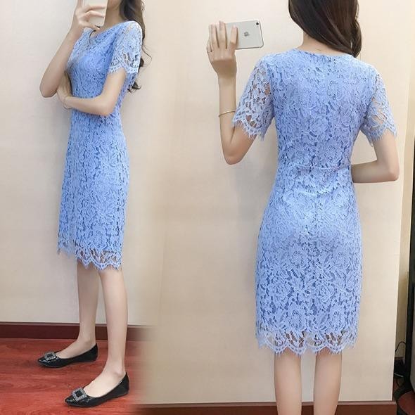 BARU Dress pesta Brokat wanita  fit to 3XL/dress brukat /dress formal kondangan mewah cewek cantik r