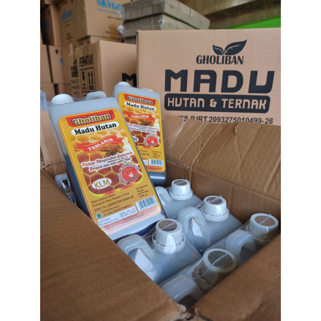 

JAMIN MURAH !!!Madu Gholiban 1kg Madu KLM Kalimantan Madu Hutan Asli(BISA LANGSUNG ORDER)