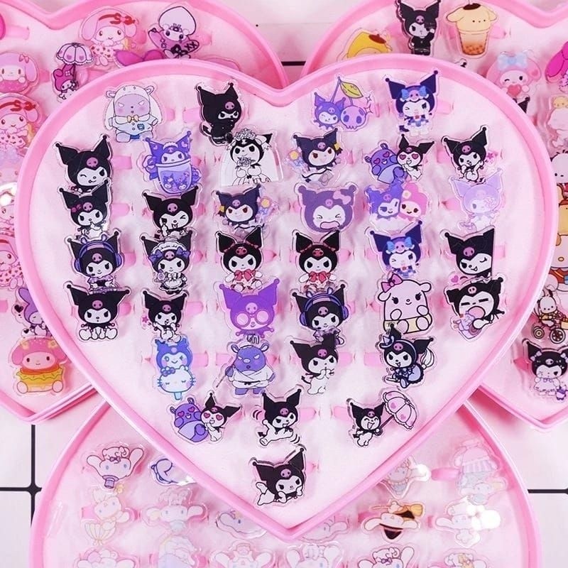 [1 BUAH] CINCIN ANAK LUCU,  CINCIN PLASTIK ANAK DALINGSHOP Cincin Anak