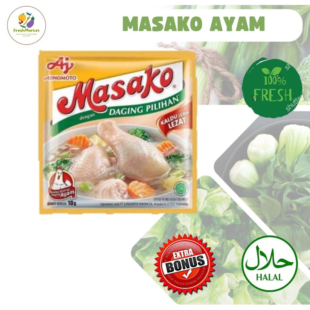 

Masako Ayam 12 Pcs Sayurinstant