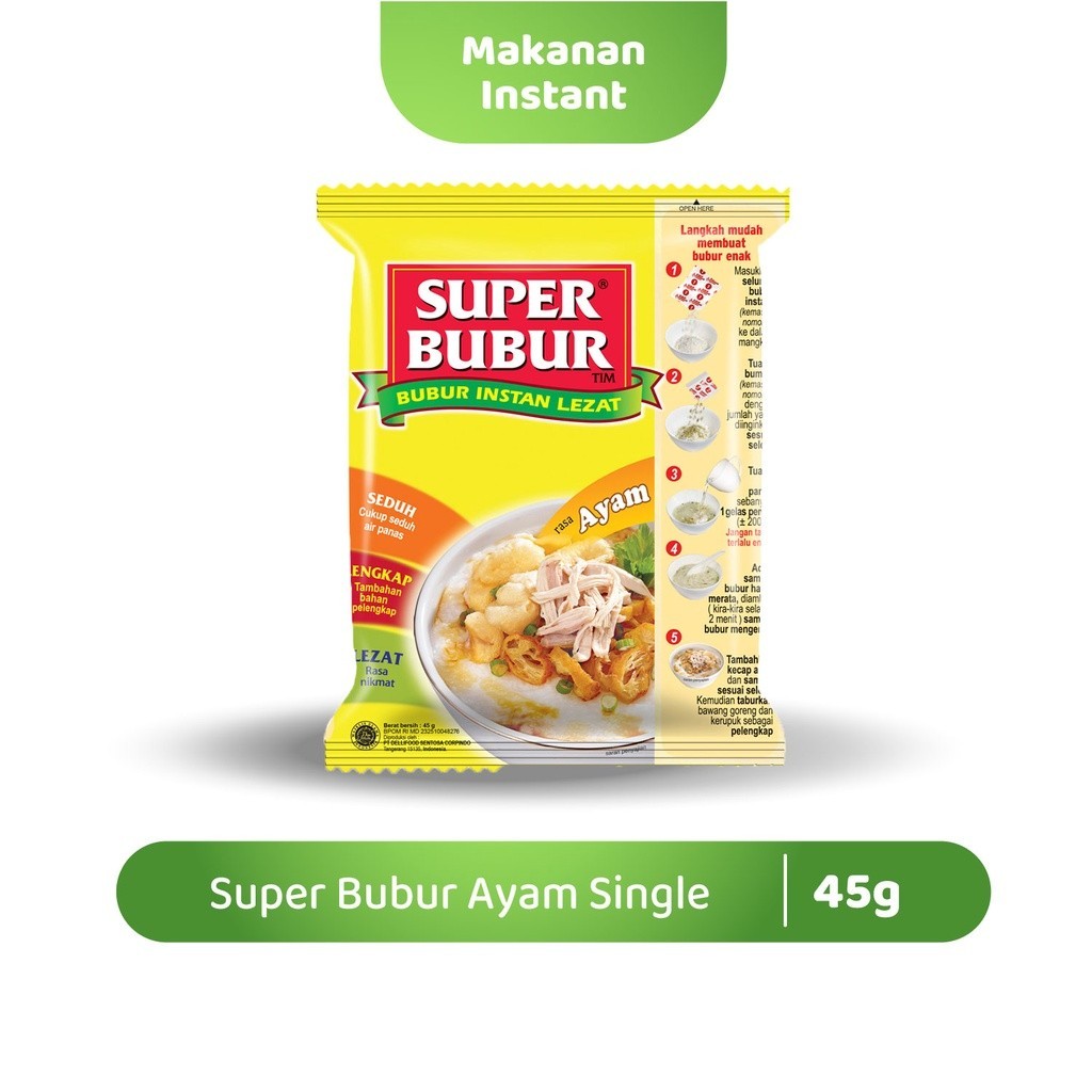 

Super Bubur Ayam Single 45 Gram