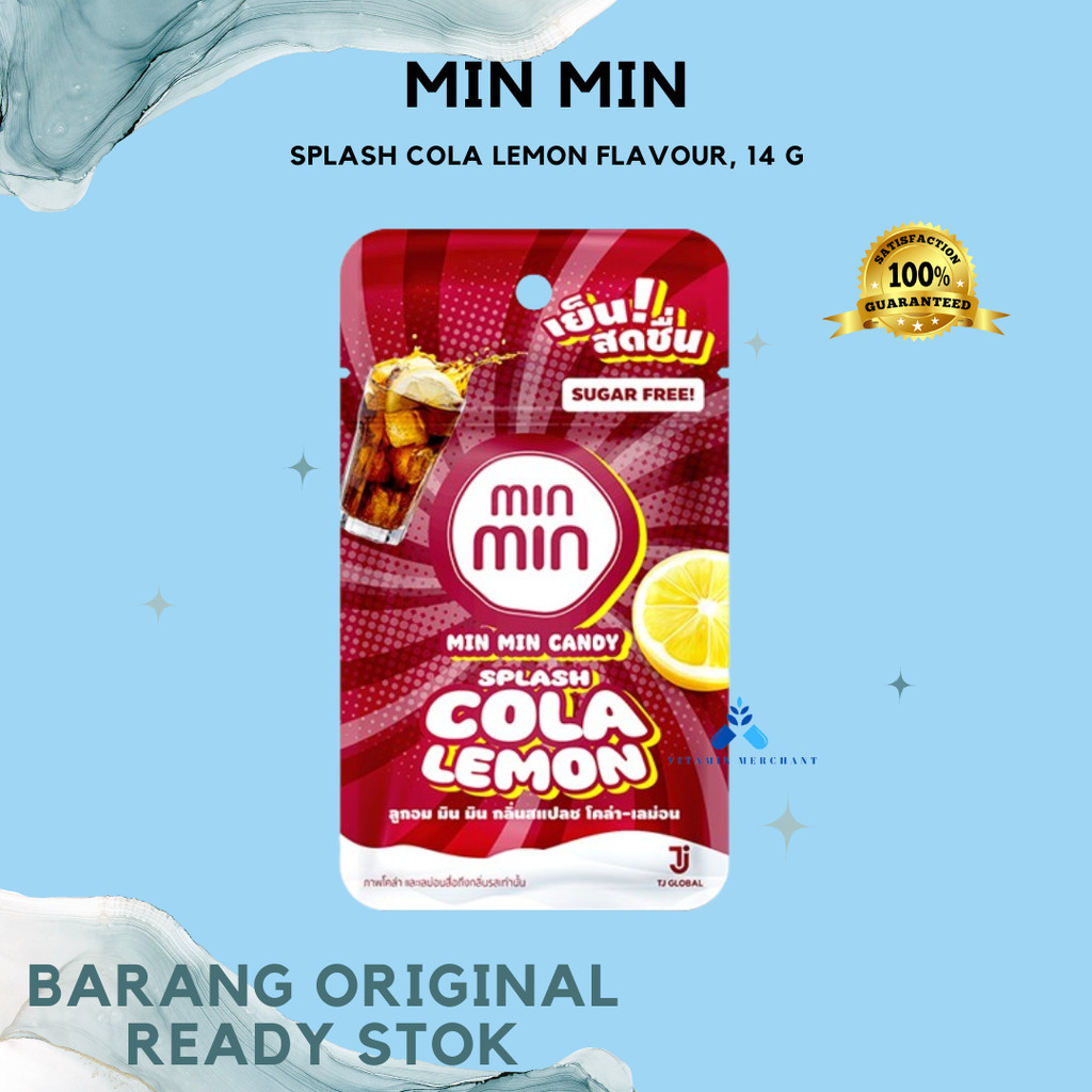 

Min Min, Candy, Splash Cola Lemon Flavour, 14 g. - w&w