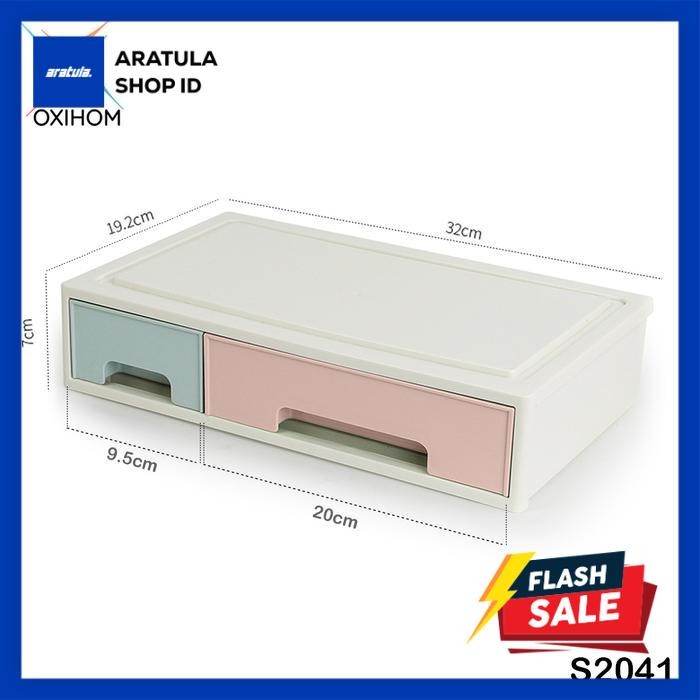 

Oxihom Laci Lemari Plastik Susun Tempat Kotak Penyimpanan Drawer Storage Stackable Desktop Organizer Mainan Pakaian - S2041 Biru Pink