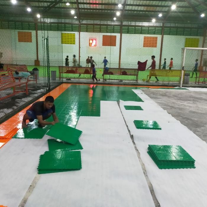 Lantai interlock futsal lapangan basket lapangan Badminton