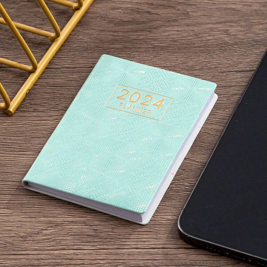 

MINKYS Buku Catatan Harian 2024 Notebook Planner 365 Days Glitz - MK20