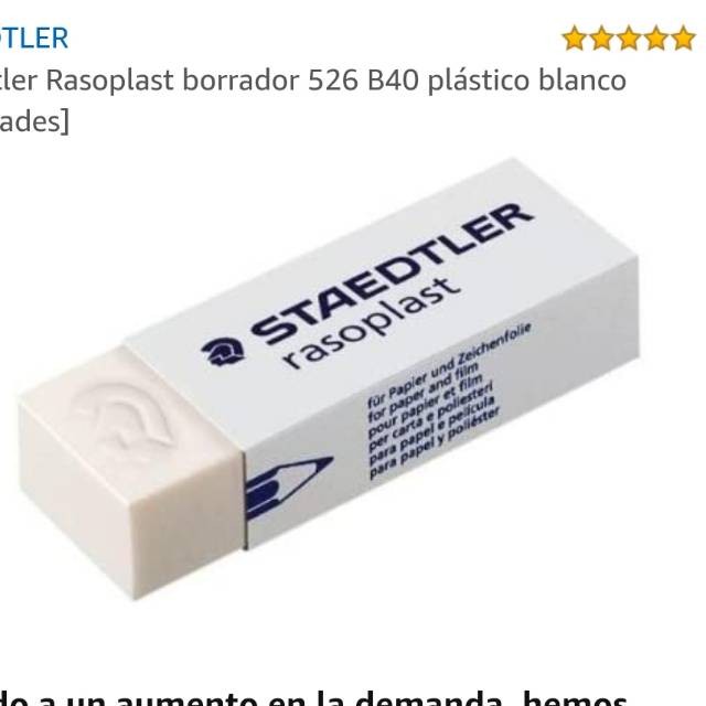 

Staedler penghapus rasoplast putih B20/B30/B40