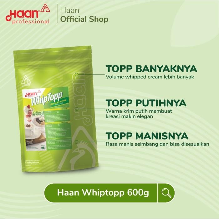 

Hot Produk Haan Whiptopp Breverage Dessert - Tepung Whipping Cream 600g Terbaik dan Terlaris