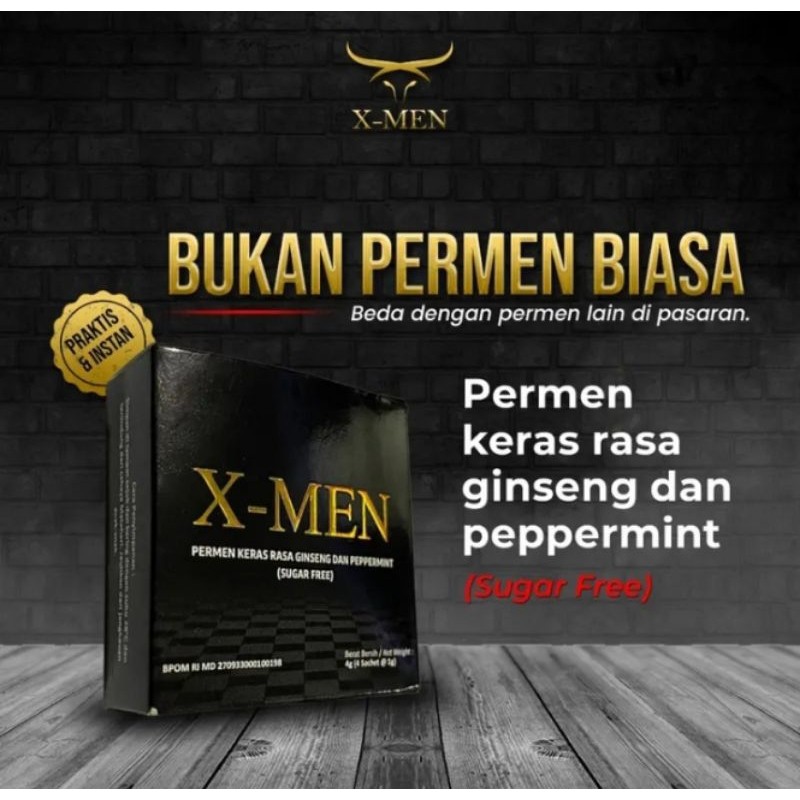 

X men candy permen gingseng