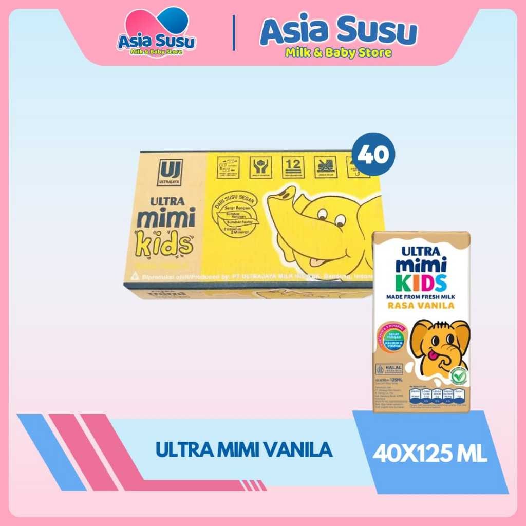 

[ KARTONAN ] ULTRA MILK / ULTRA MIMI SUSU UHT - FULL CREAM 125ML