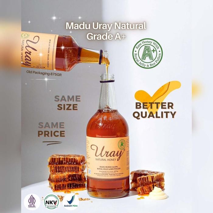 

Hot Produk Madu Uray Natural Honey ( Madu Grade A ) 875 Gr Terbaik dan Terlaris