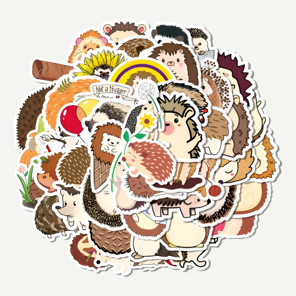 

Sticker Pack Stiker Hedgehog [Hewan Landak] | Sticker TUMBLR | Stiker LAPTOP KOPER HELM