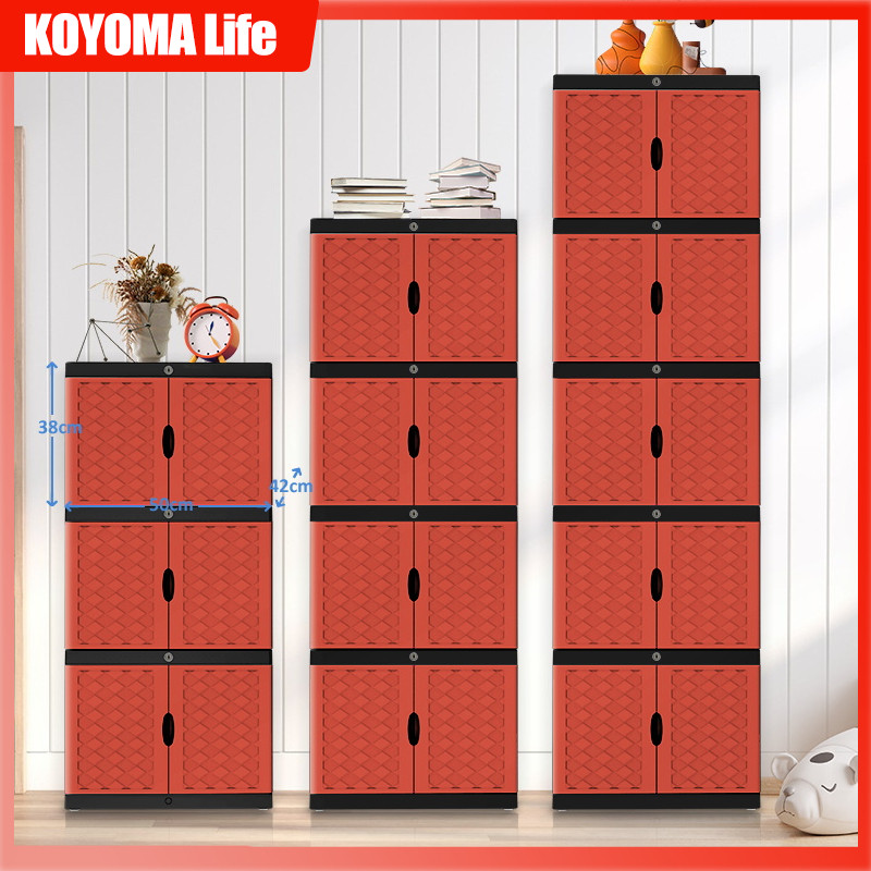 Lemari Plastik Pakaian/loker plastik /Lemari Pakaian Plastik  5 Susun