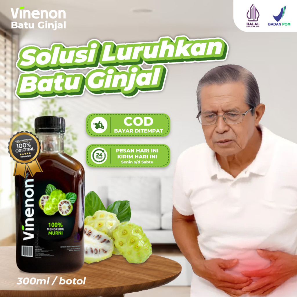 

Vinenon Batu Ginjal Runtuh Tanpa Operasi Sembuh Alami Cuka Mengkudu BPOM Halal MUI