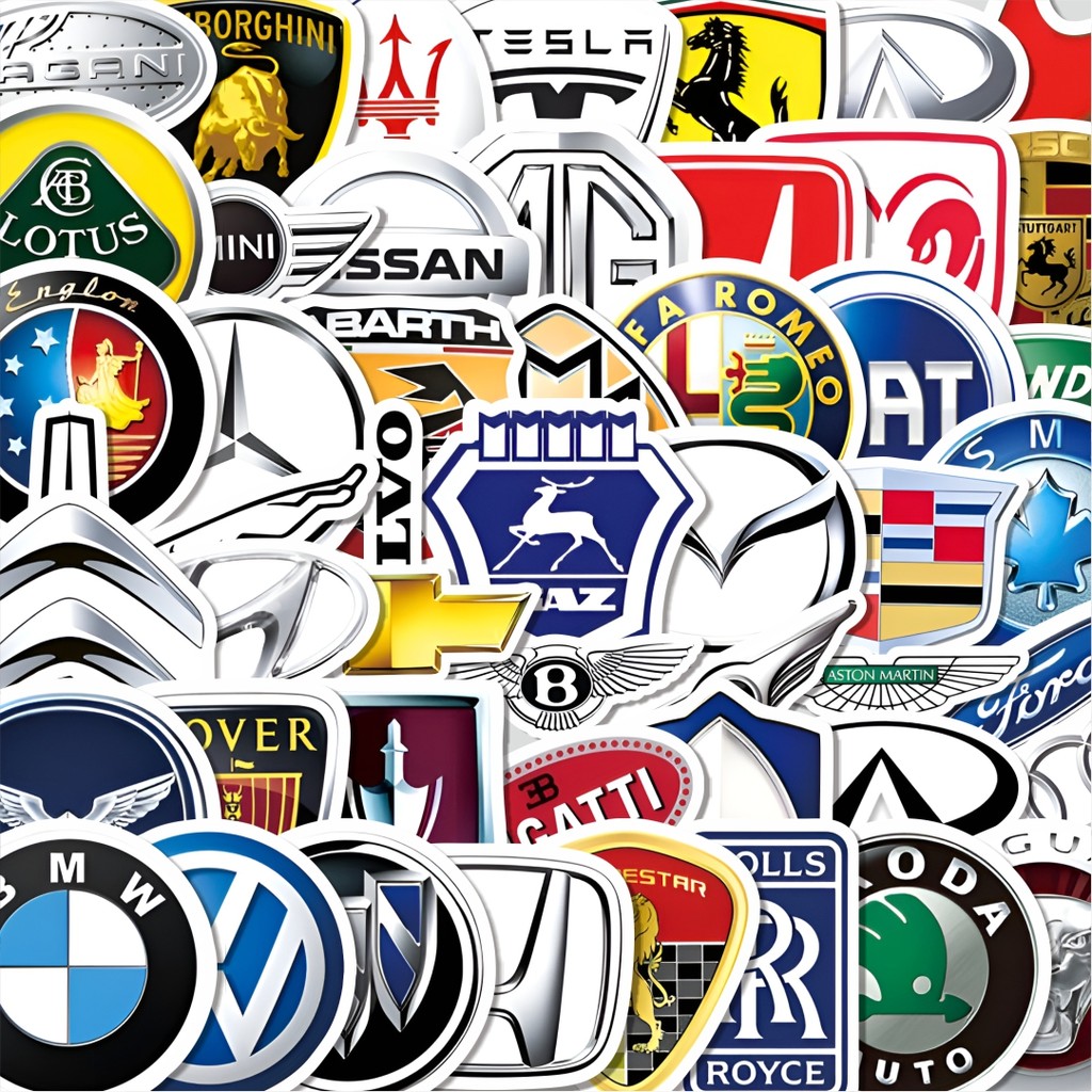 

Stiker Cutting Pack Stiker Mix Logo Car Brand Series Isi 100Pcs Series Aesthetic Lucu Keren Untuk Koper Bahan Vynil