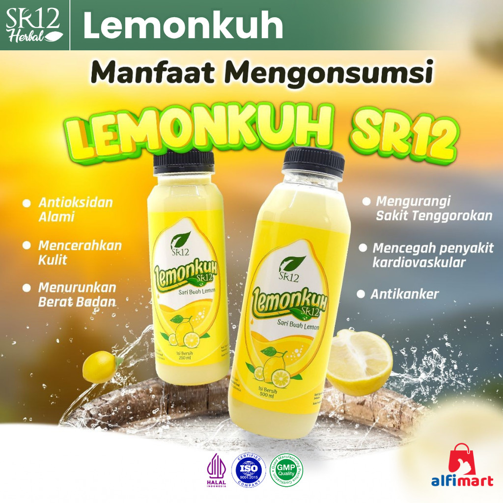

SR12 - Lemonkuh Sari Buah Lemon Asli Minuman Herbal Daya Tahan Tubuh dan Diet Alami 250 ml 500 ml