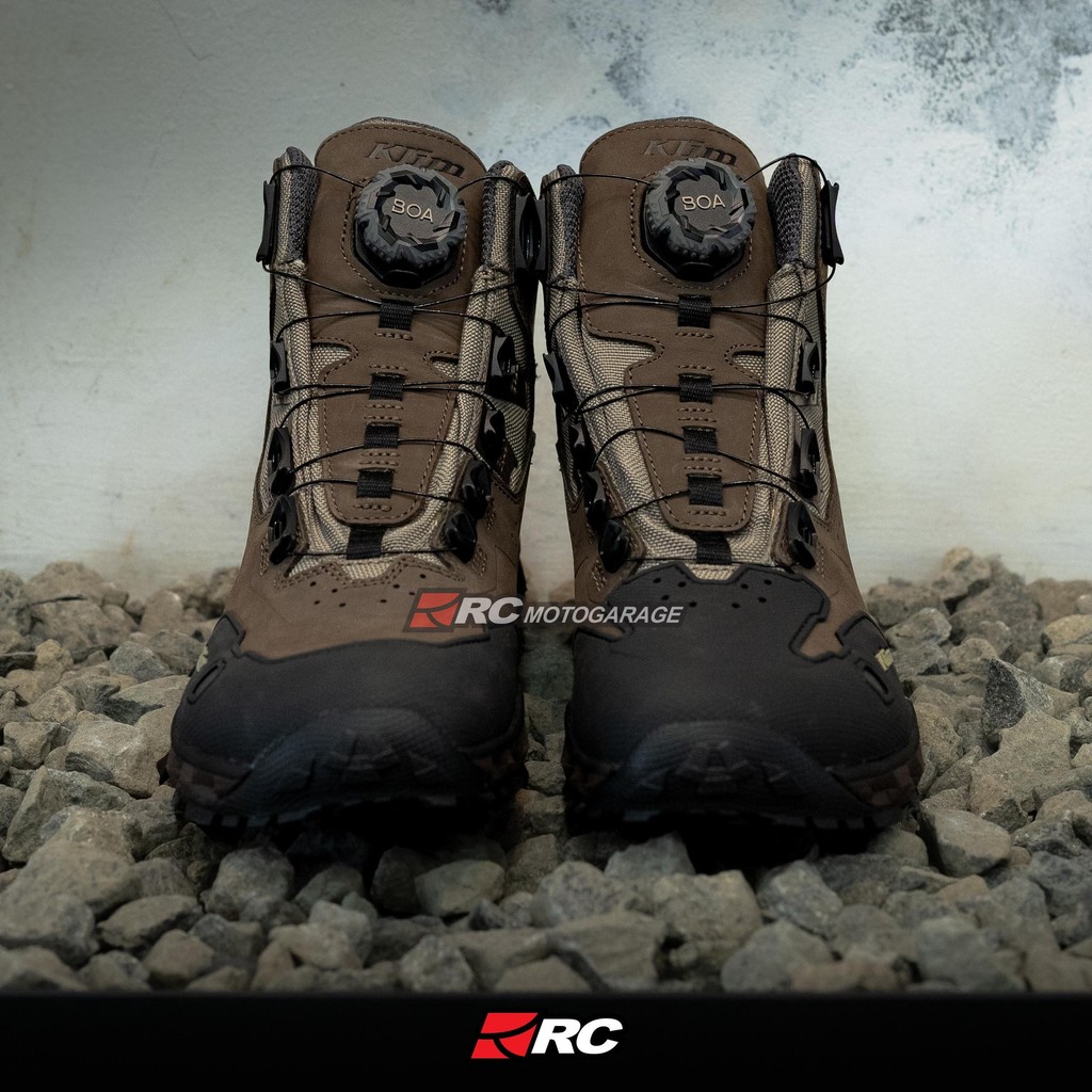 Sepatu Motor - Klim Outlander GTX Chocolate Brown Boots Original