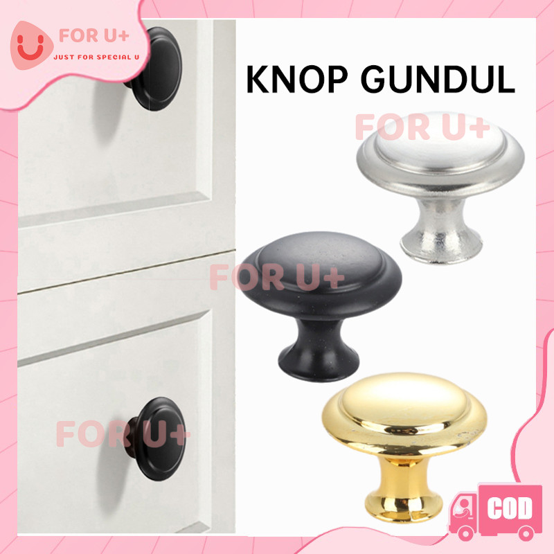 Knop Bulat Tarikan Laci / Tarikan Laci Handle Bulat Stainless/ Handle Tarikan Laci Pintu Kabinet Dap