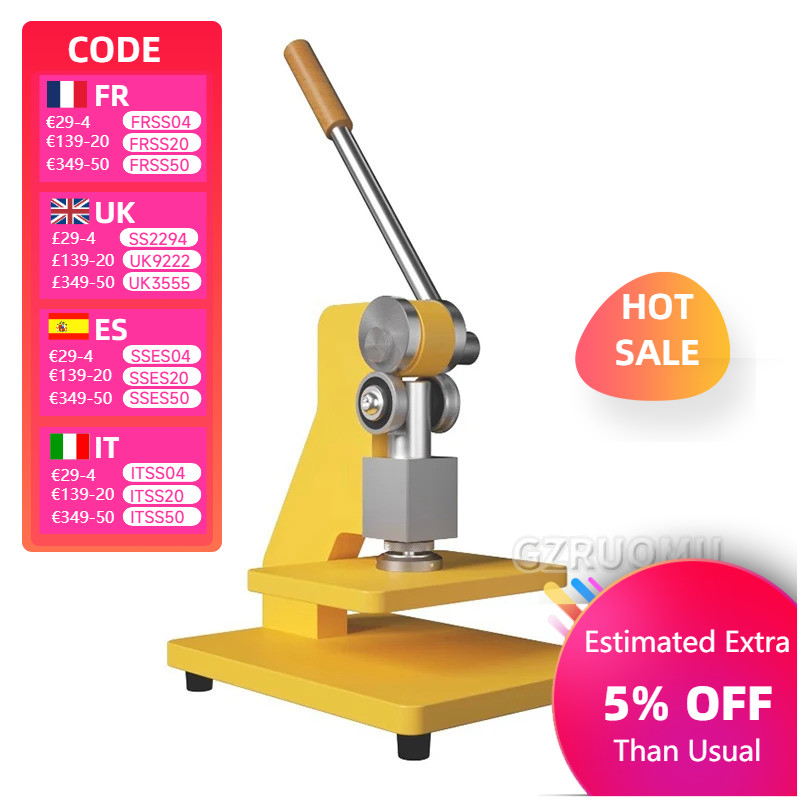 

160x120MM Leather Manual Die Cutting Machine Desktop Small DIY Handmade Leather Craft Embossing Stamping Forming Sampling Press