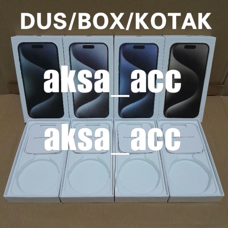 

Dus Box Kotak 15 Pro/Titanium Warna Pilihan