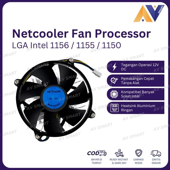 Fan Processor Netcooler CPU Cooler Intel LGA 1155 1156 1150