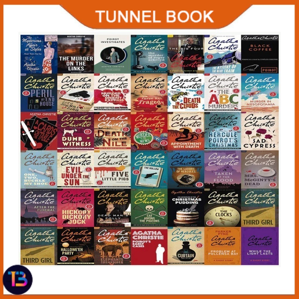 Hercule Poirot, Novel by Agatha Christie (English) - TunnelBook