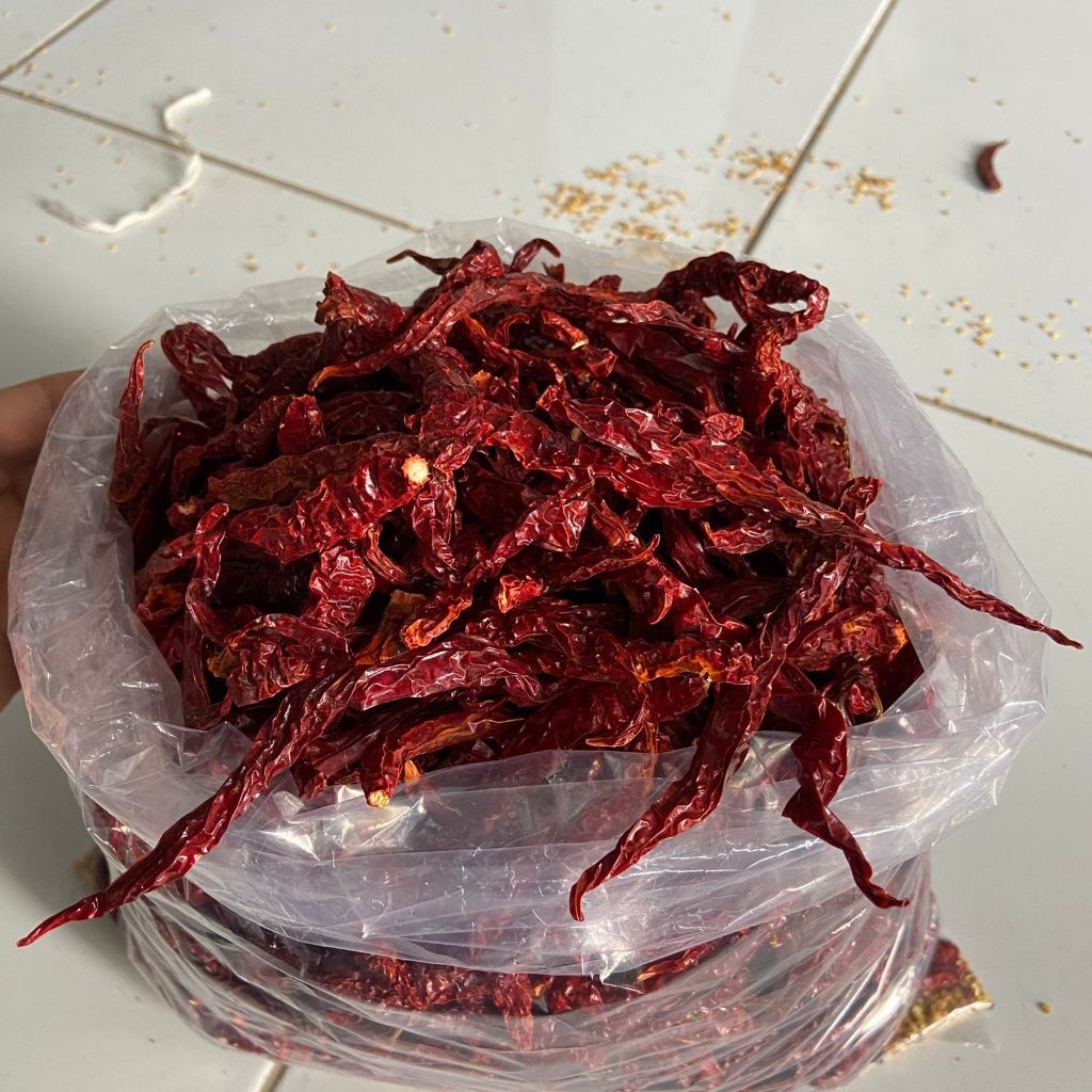 

Cabe Kering Keriting 1 KG Dried Chilli Wrinkle Kualitas Premium Super Fresh Grade A Import