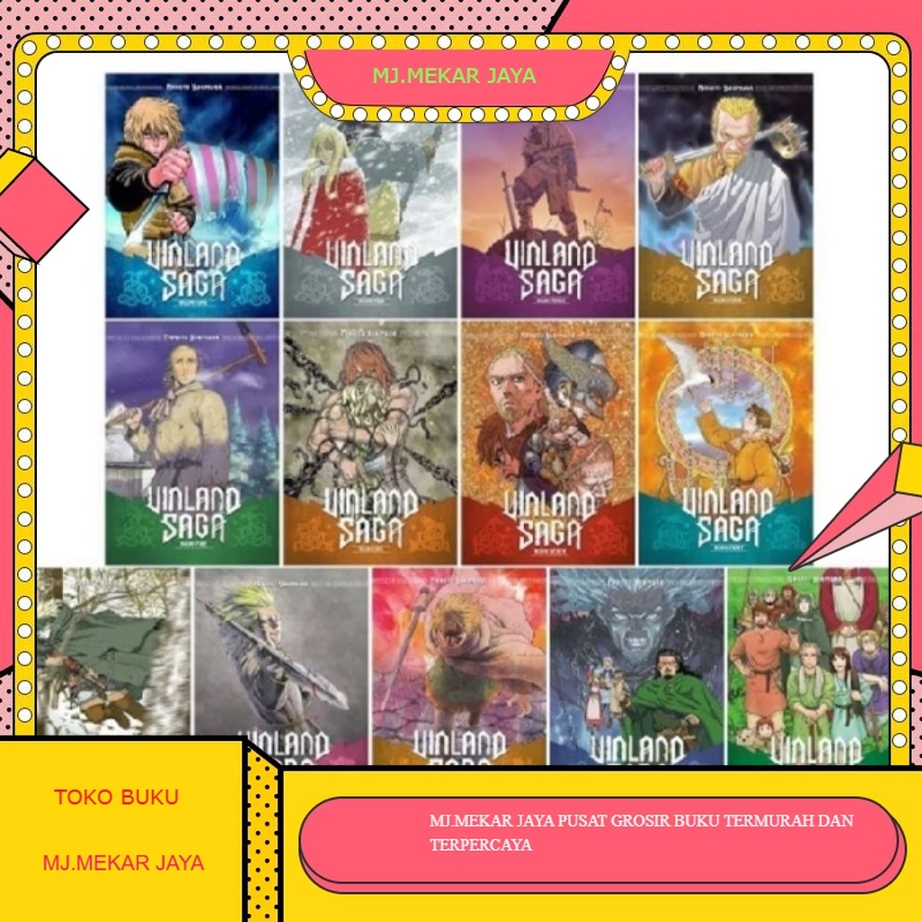 vinland saga manga vol 1-13 ( English)