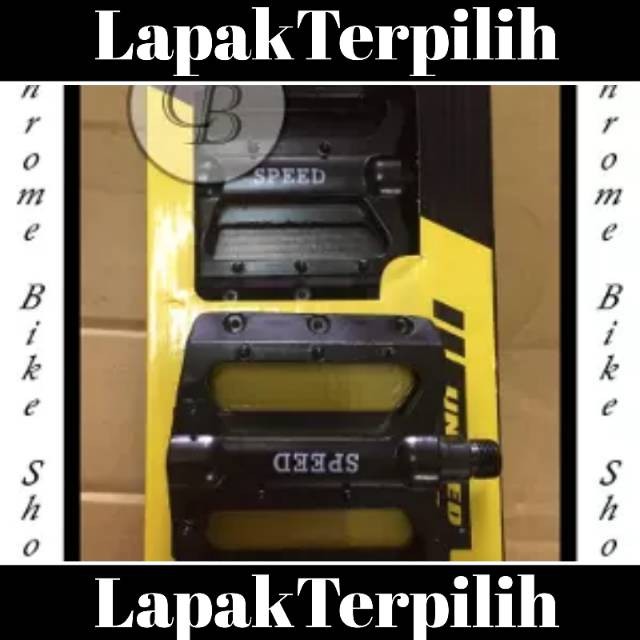 Pedal Sepeda Alloy  Tapak Lebar MTB Lipat Balap Roadbike Federal Merk United Speed Murah Ori Origina