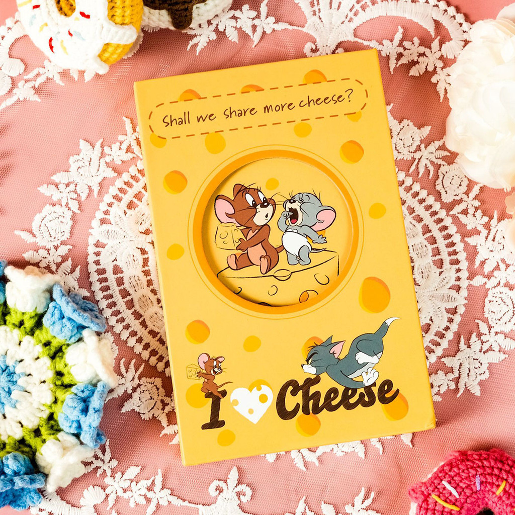 

1 Cartoon Handbook, Cat and Mouse Portable Notebook - for Style Diaries, Perfect for School, Office, and Home - Ideal Gift for