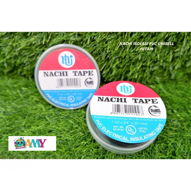 

NACHI ISOLASI PVC UNIBELL HITAM AMY STASIONARY