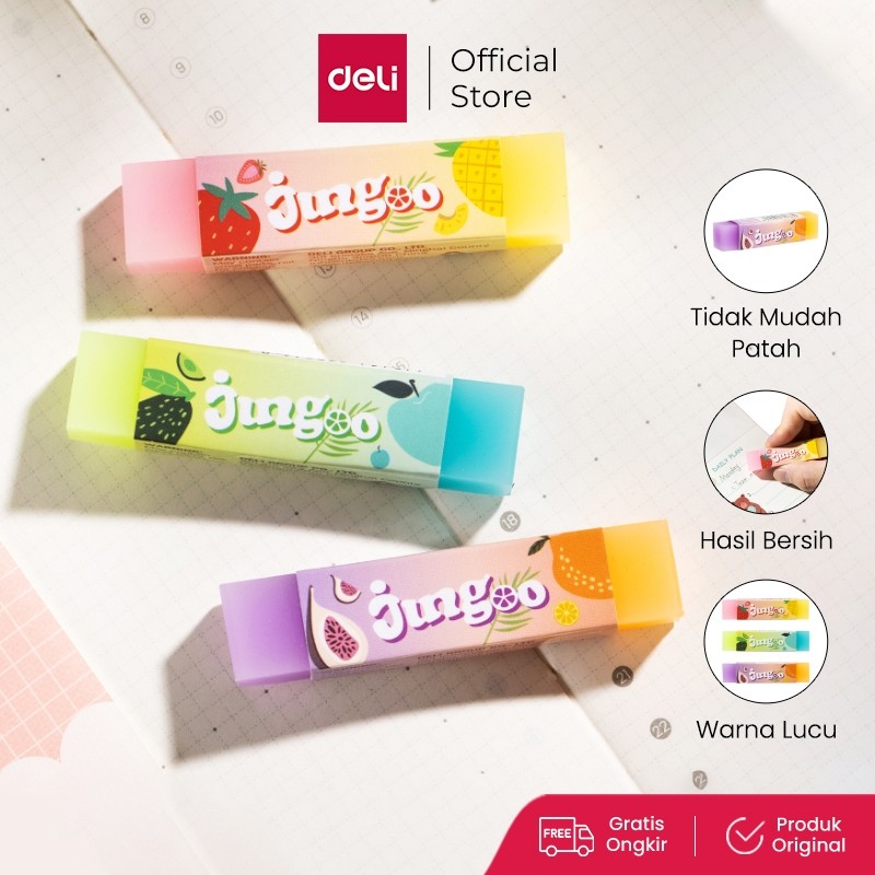 

Deli Eraser / Penghapus Hapusan Tidak Mudah Patah Menghapus Sangat Bersih EH313