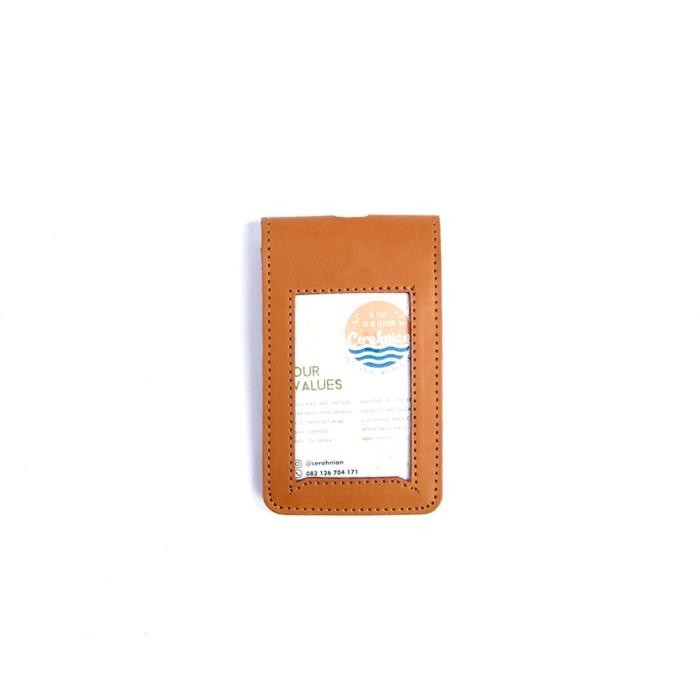 

Sale Custom ID Card Holder Magnet Lipat - Faux Leather (DUNDEE) - Caramel Terlaris
