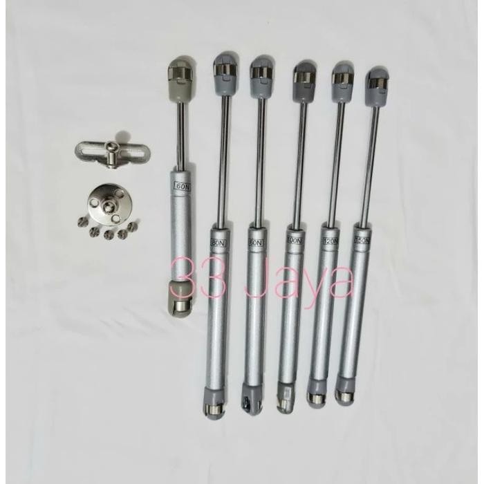 Gaspring Hidrolik Lemari Furniture TERLENGKAP - 100 N 10 kg