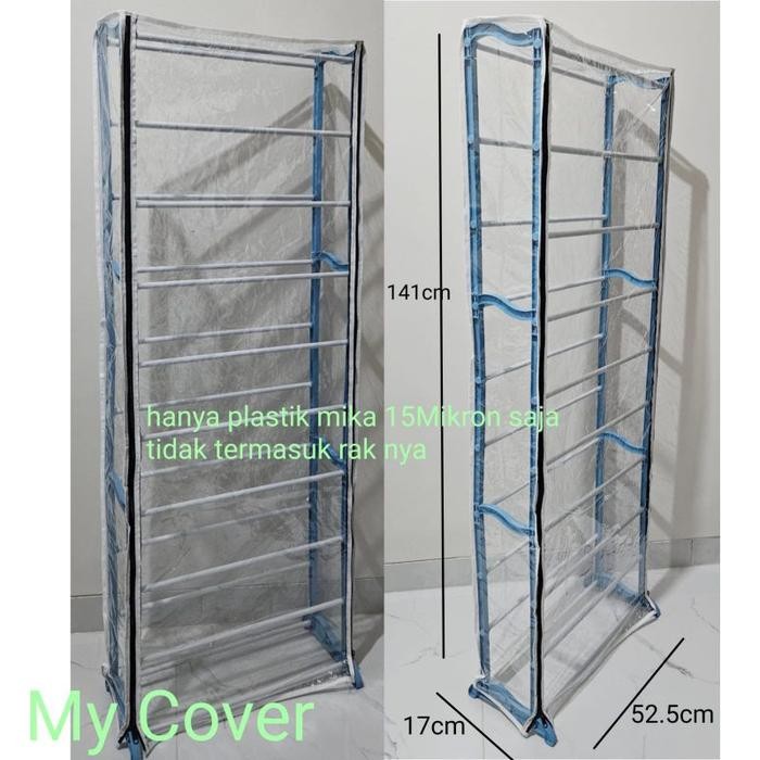 Y7 COVER PLASTIK RAK JILBAB / SARUNG PLASTIK RAK HIJAB / COVER PEDUNG