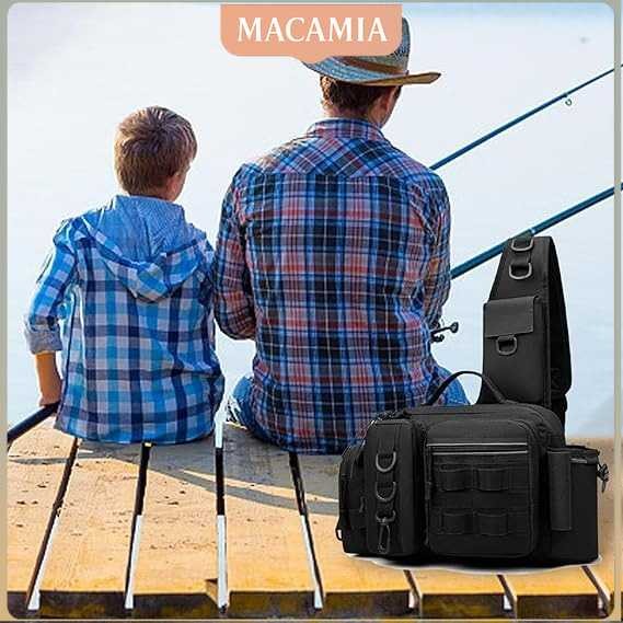 Tas Pancing Pinggang Fishing Waist Lure Bag Oxford Waterproof - F-38