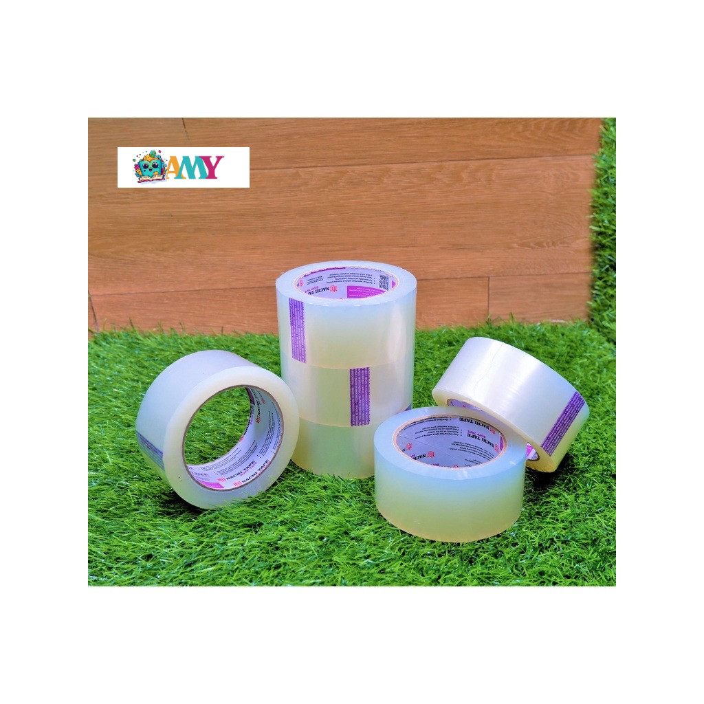 

NACHI LAKBAN PUTIH 2INCH 6ROLL/1SLOP / ISOLASI NACHI 2X100 YARD ISI 6PCS AMY STASIONARY