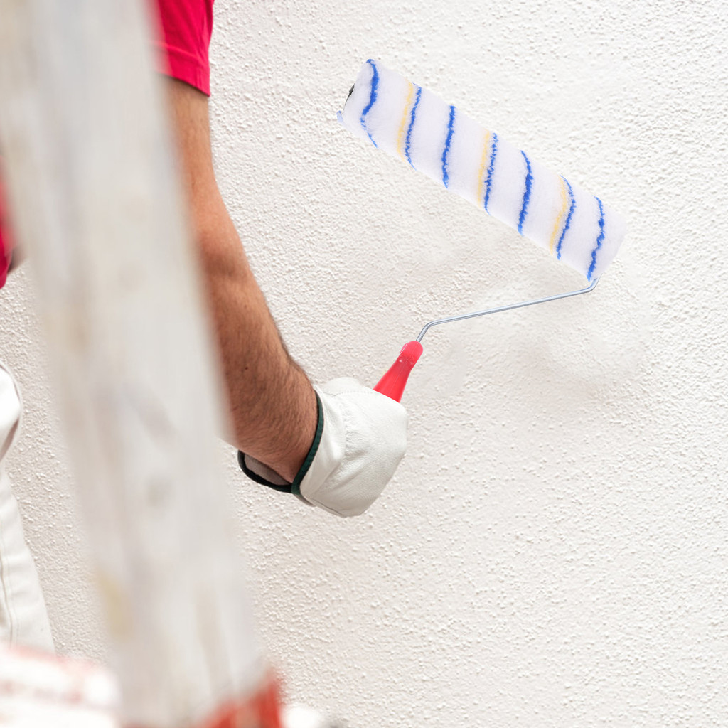 

2 Pcs Paint Brushes Small Roller Wall Water Proof Efficient Painting Tool Smooth Finish Covers Handheld