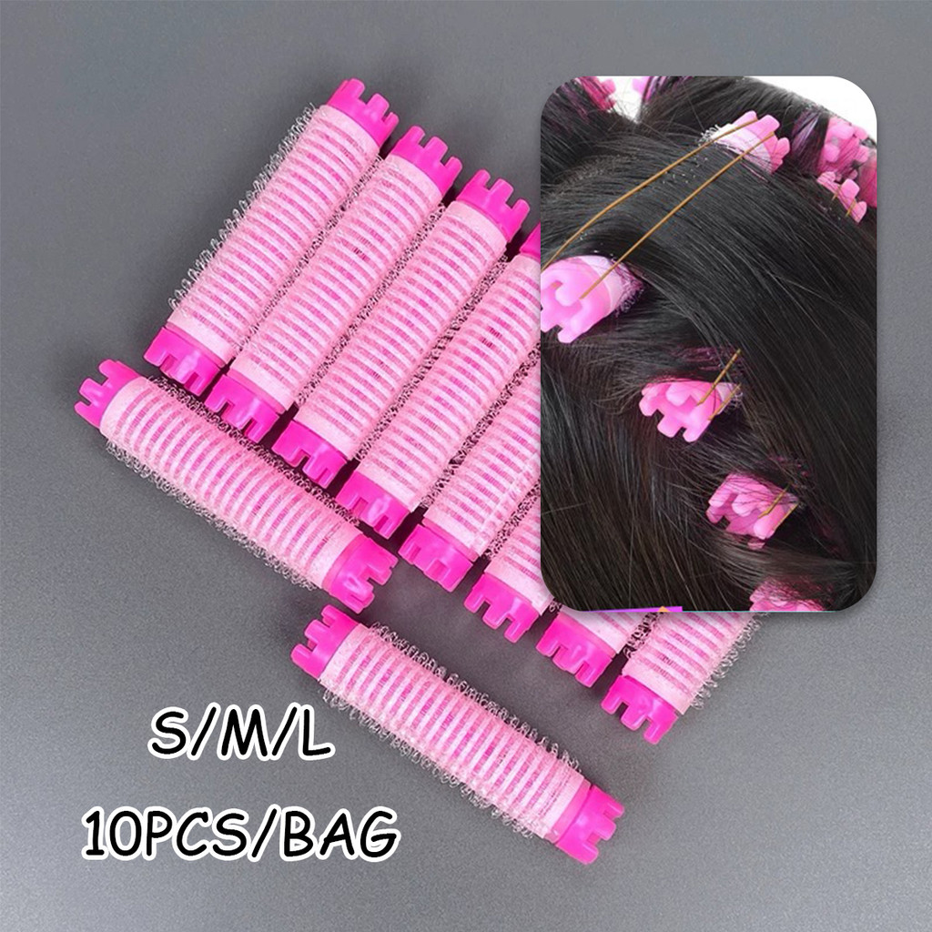 10pcs/set rol keriting rambut permanen curly wave 1.5/1.8/2.0cm alat pengeriting rambut Korea alat p
