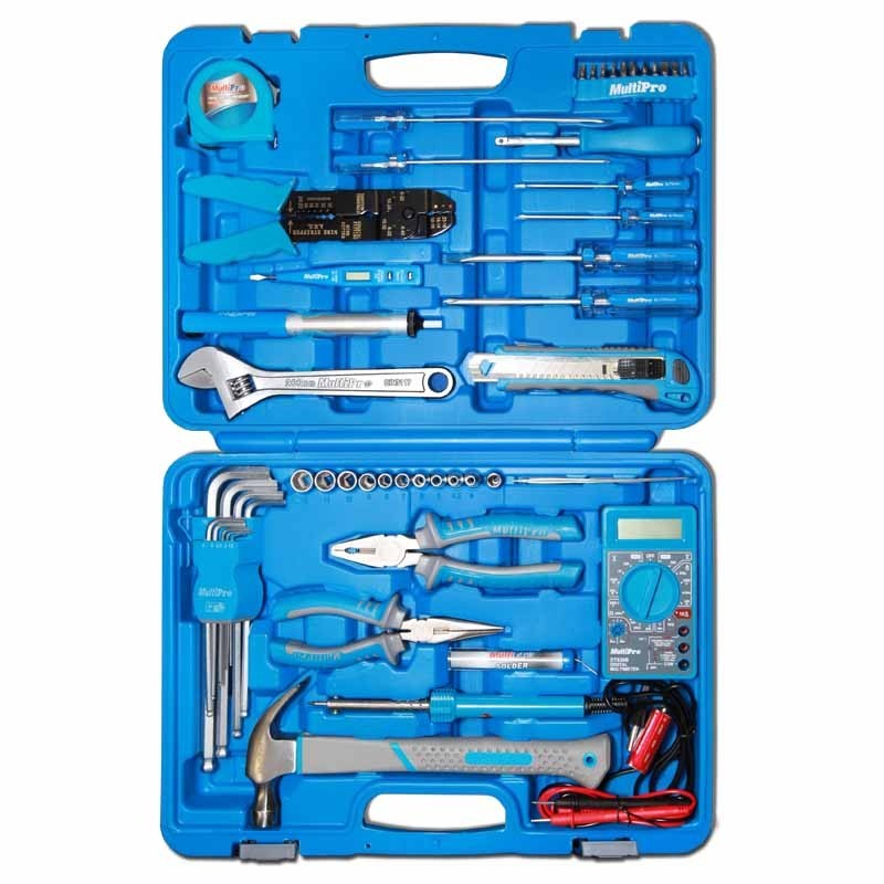Multipro Peralatan Tukang listrik Electric Toolkit Tool Kit Set 52 Pcs