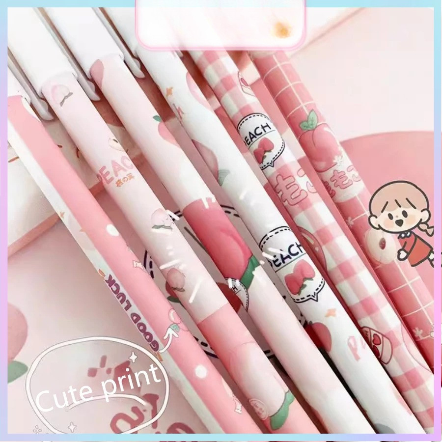 

[DOTDING] 12 Pulpen Karter Terbaik 0.5mm Tinta Biru Panas Hapus Desain Kartun Unik Cocok Untuk Ujian Sekolah & Hadiah Ulang Tahun/Creative Cartoon Erasable Blue Pen INS Erasable Pen for Students Stationery H392