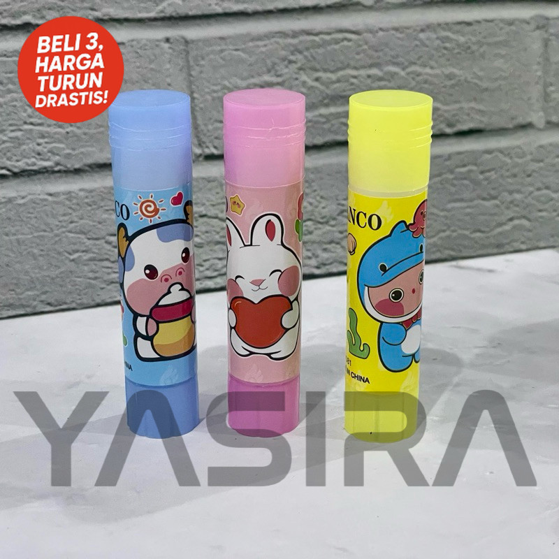 

SATUAN Glue Stick Karakter Lucu Fancy 10Gr