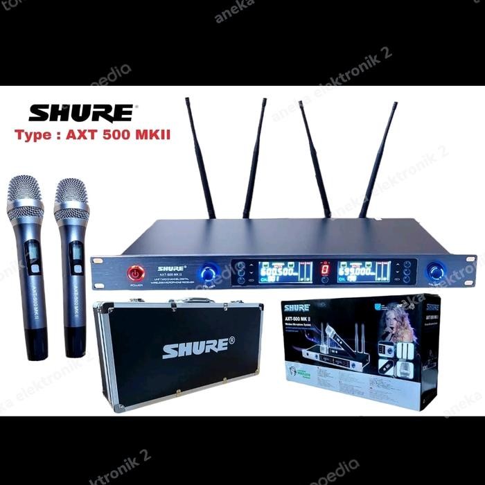 Mic wireless shure AXT 500 /shure AXT500 kualitas terbaik