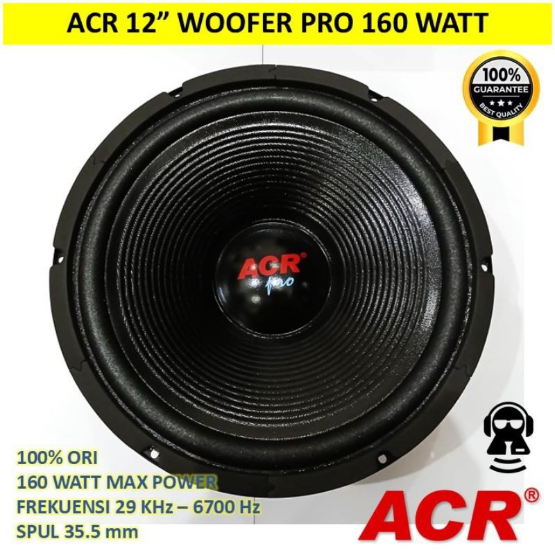 Speaker 12 Inch Woofer ACR PRO 160 Watt - Speaker Woofer Wufer 12 Inch ACR PRO 160W