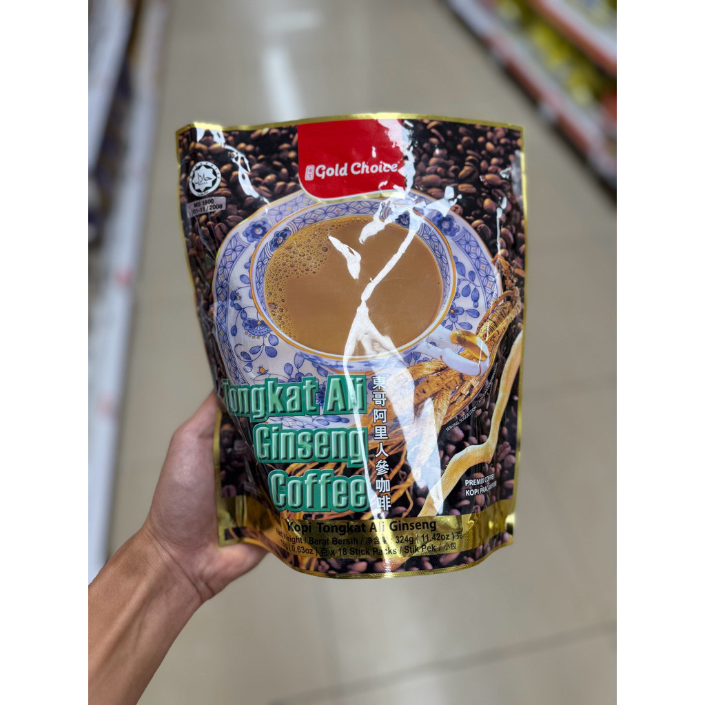 

Gold Choice Tongkat Ali Gingseng Coffee isi 18’s 324gr / goldchoice