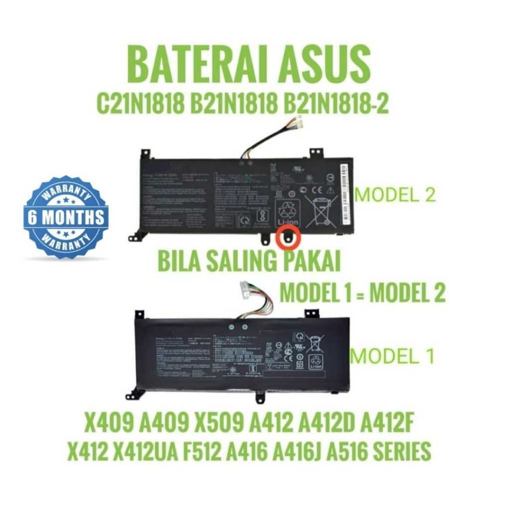 BATERAI BATTERY ASUS VIVOBOOK 14 A416 A416E A416EA A416EP A416J A416JA A416JP A416JF A416M A416MA X4
