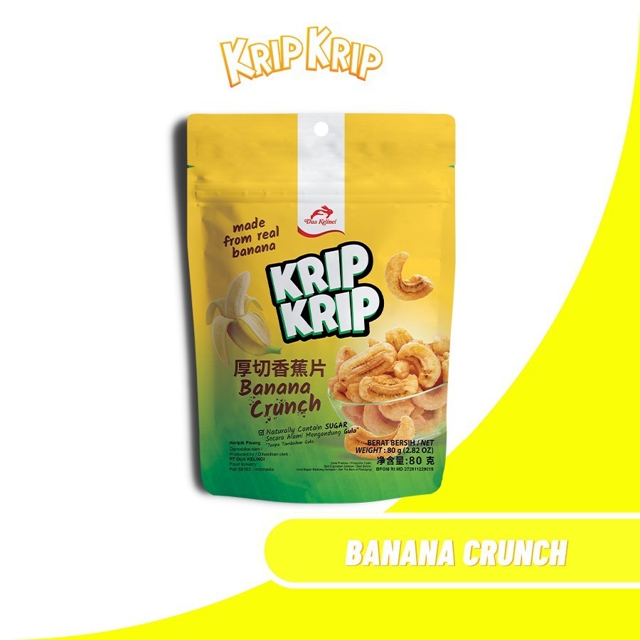 

KRIPKRIP Banana Crunch 80g