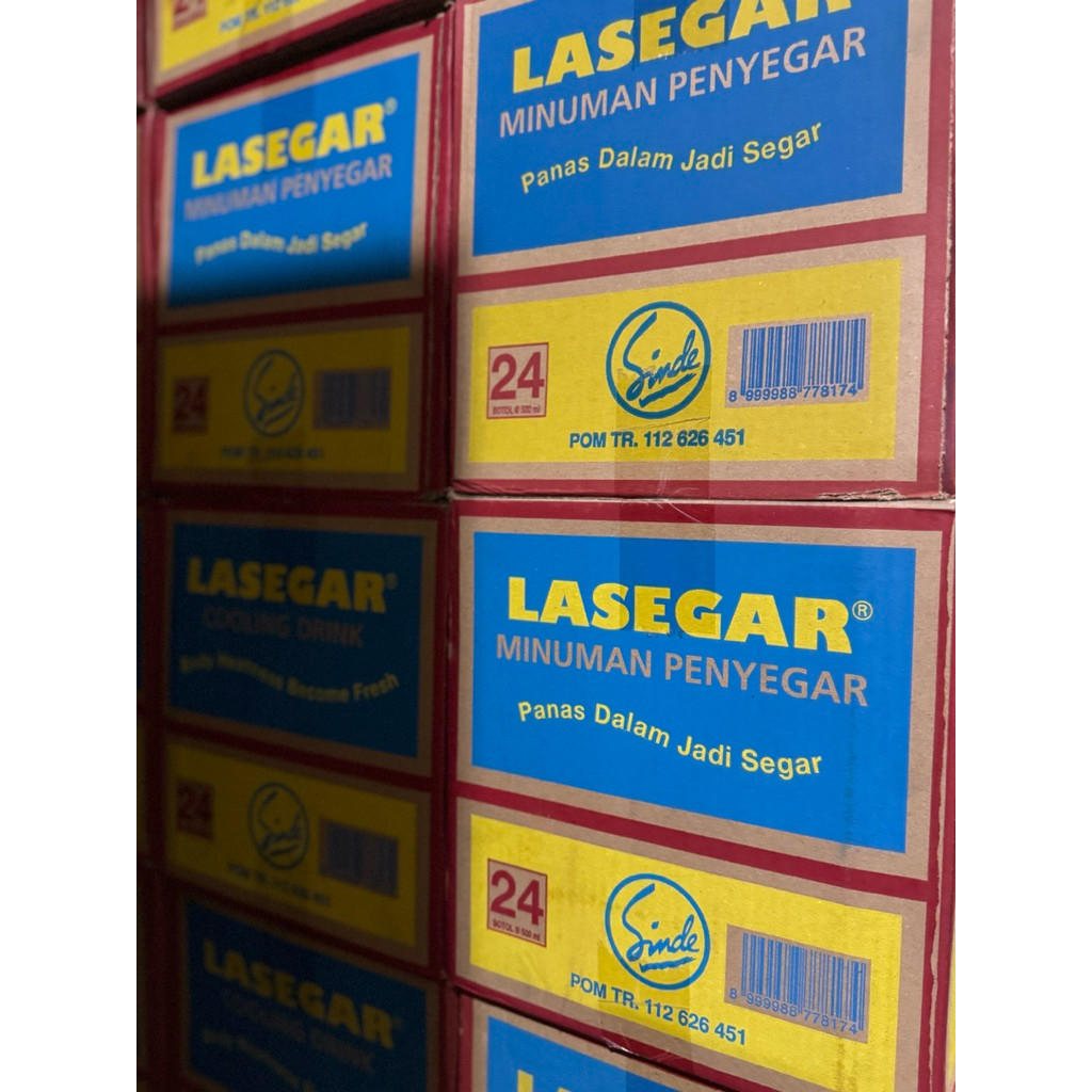 

Lasegar Botol 500ml @ 24 botol / 1 dus
